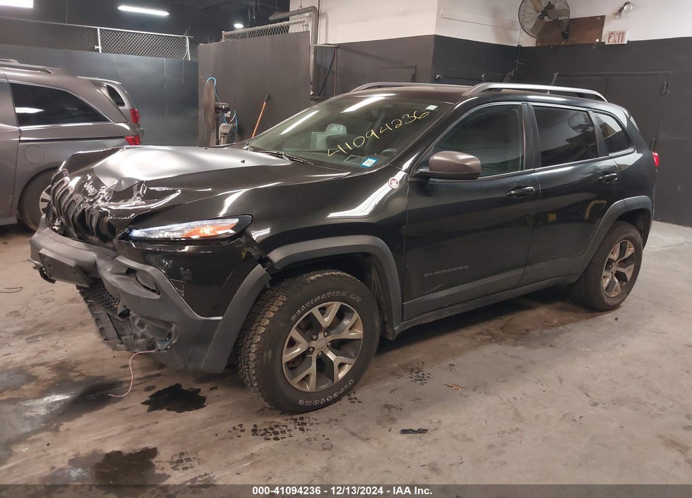 2014 JEEP CHEROKEE TRAILHAWK VIN: 1C4PJMBS1EW111601