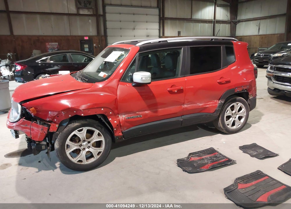 2017 JEEP RENEGADE LIMITED 4X4 VIN: ZACCJBDB0HPG11217