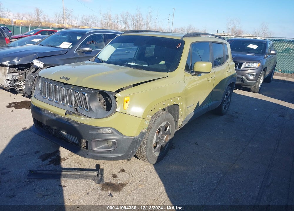 2015 JEEP RENEGADE LATITUDE VIN: ZACCJABH8FPB89034