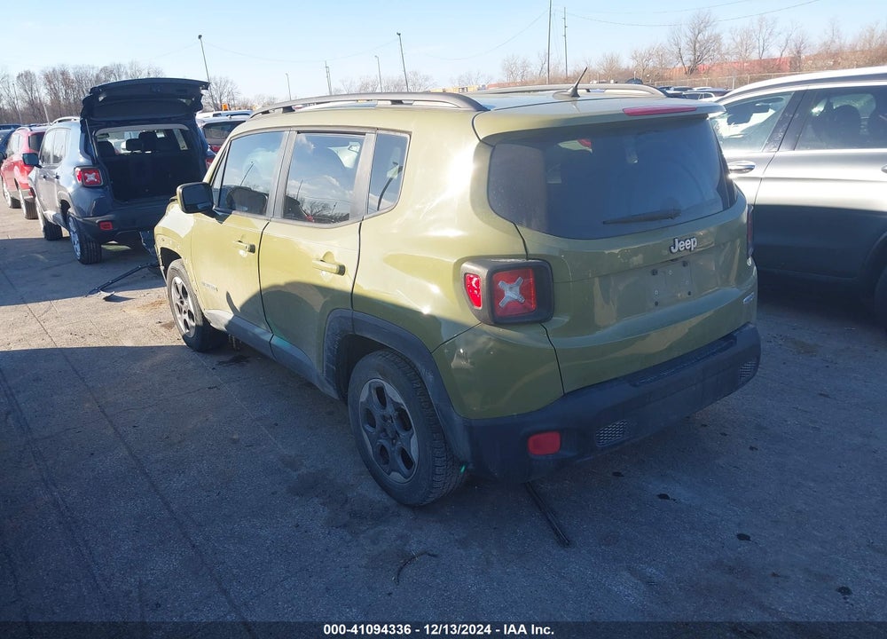 2015 JEEP RENEGADE LATITUDE VIN: ZACCJABH8FPB89034