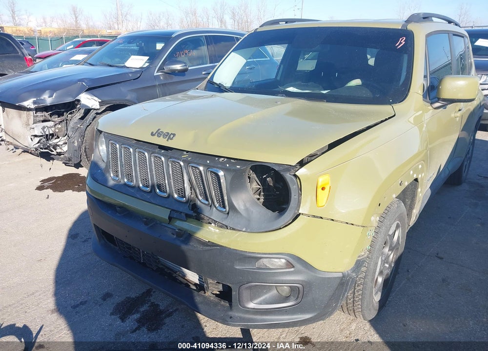 2015 JEEP RENEGADE LATITUDE VIN: ZACCJABH8FPB89034