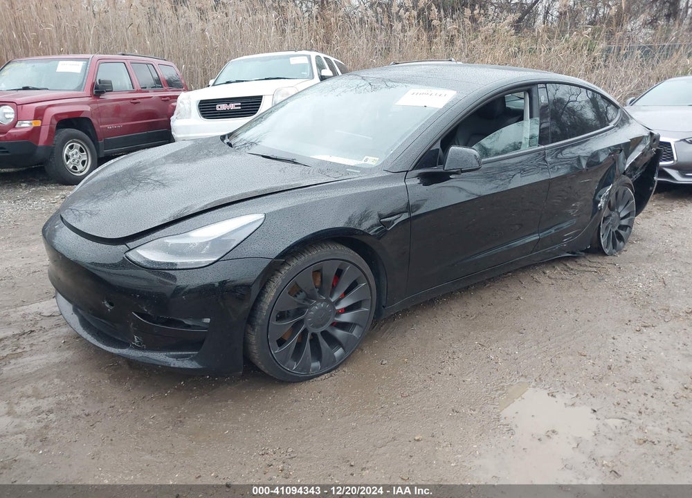 2021 TESLA MODEL 3 PERFORMANCE DUAL MOTOR ALL-WHEEL DRIVE VIN: 5YJ3E1EC9MF091333