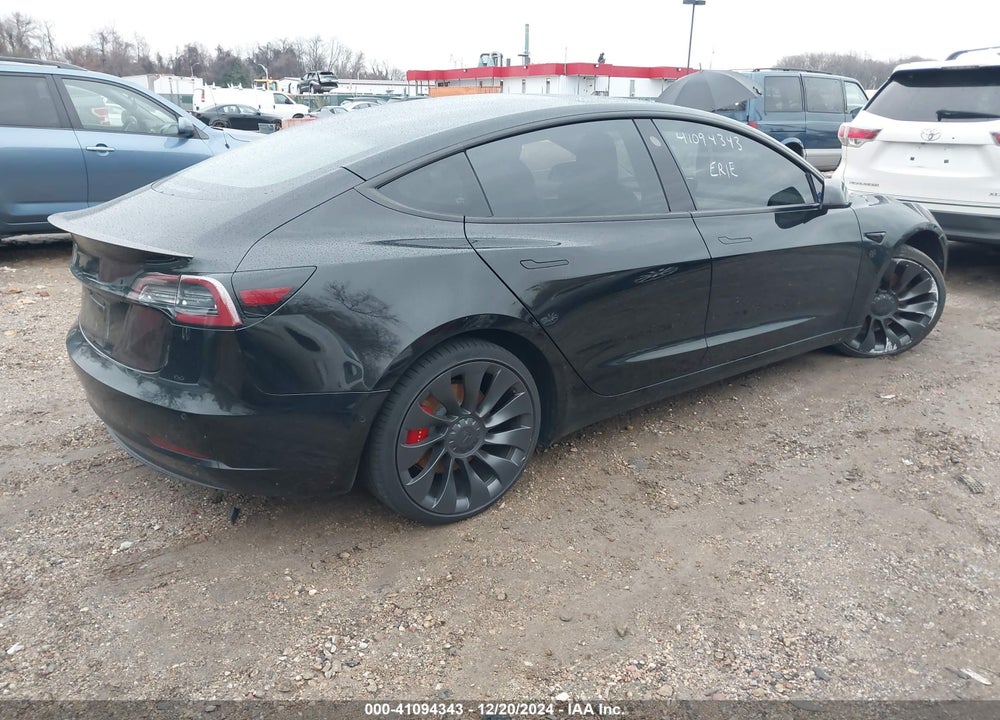 2021 TESLA MODEL 3 PERFORMANCE DUAL MOTOR ALL-WHEEL DRIVE VIN: 5YJ3E1EC9MF091333