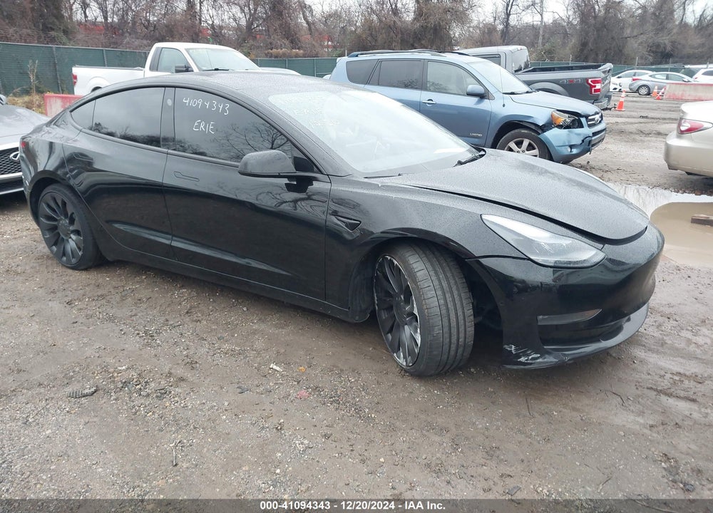 2021 TESLA MODEL 3 PERFORMANCE DUAL MOTOR ALL-WHEEL DRIVE VIN: 5YJ3E1EC9MF091333