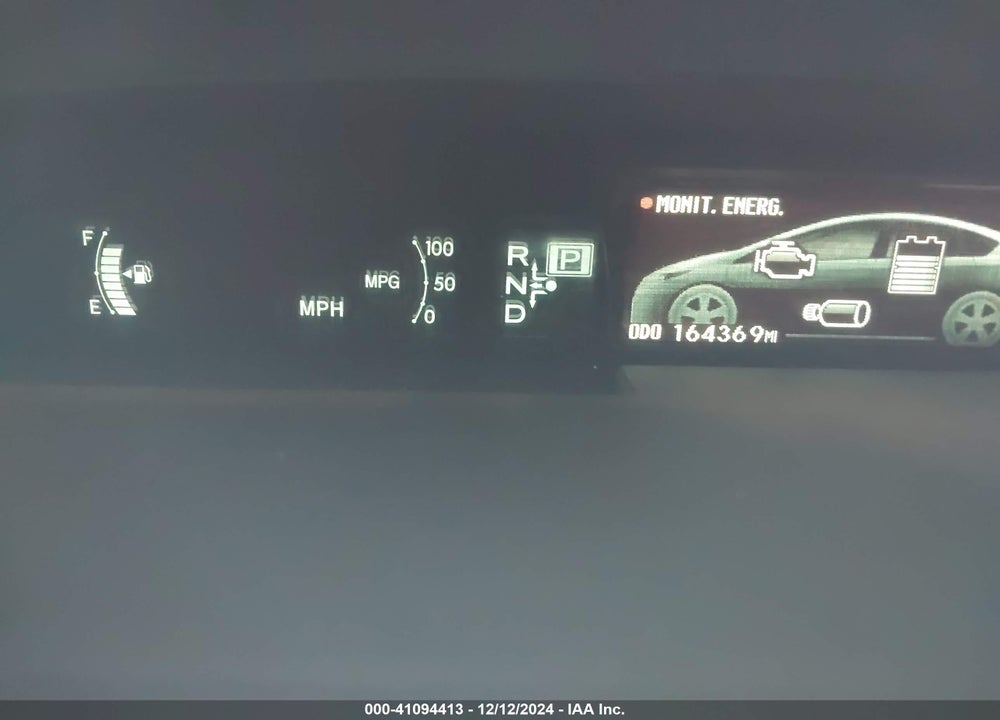 2013 TOYOTA PRIUS VIN: JTDKN3DU7D1622037