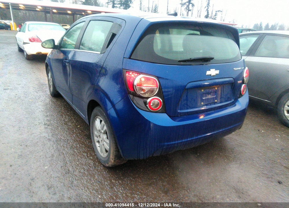 2013 CHEVROLET SONIC LT AUTO VIN: 1G1JC6SB2D4202861