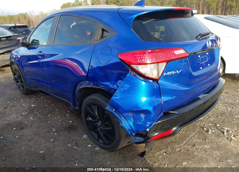 2021 HONDA HR-V AWD SPORT VIN: 3CZRU6H14MM711757