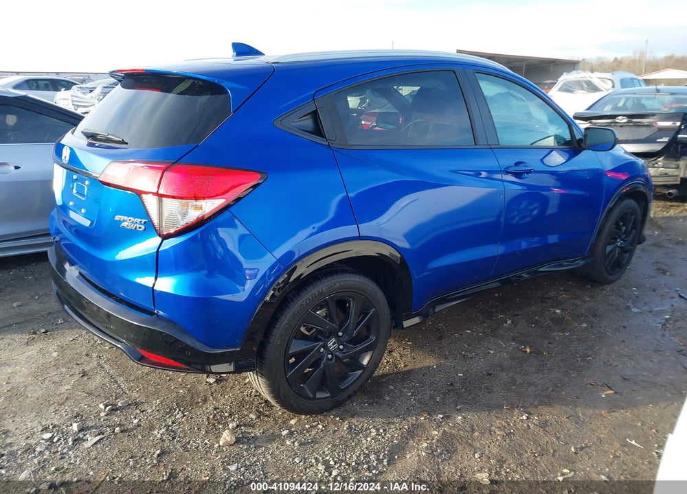 2021 HONDA HR-V AWD SPORT VIN: 3CZRU6H14MM711757