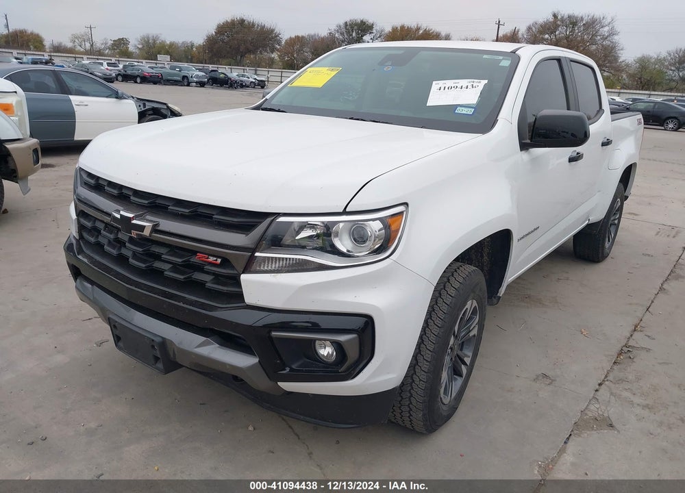 2022 CHEVROLET COLORADO 2WD SHORT BOX Z71 VIN: 1GCGSDEN6N1150278