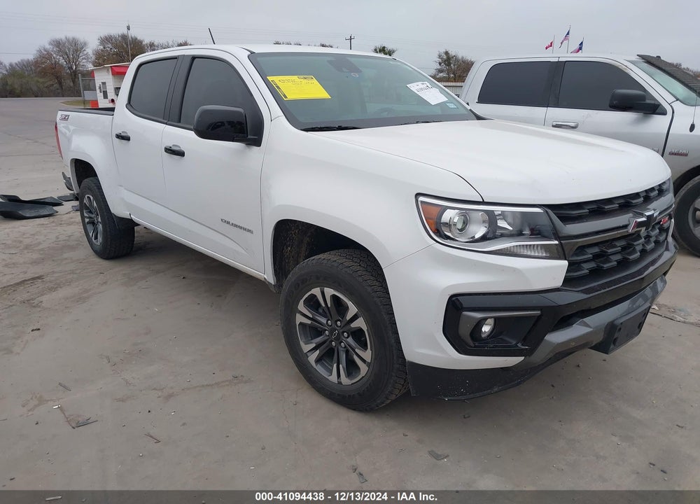 2022 CHEVROLET COLORADO 2WD SHORT BOX Z71 VIN: 1GCGSDEN6N1150278