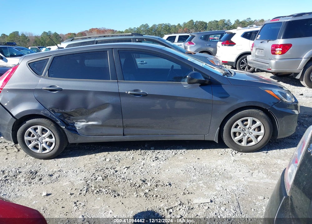 2013 HYUNDAI ACCENT GS VIN: KMHCT5AEXDU083958
