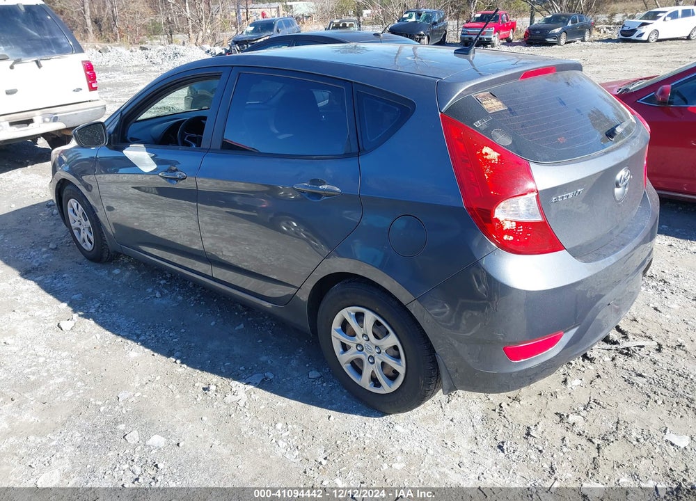 2013 HYUNDAI ACCENT GS VIN: KMHCT5AEXDU083958