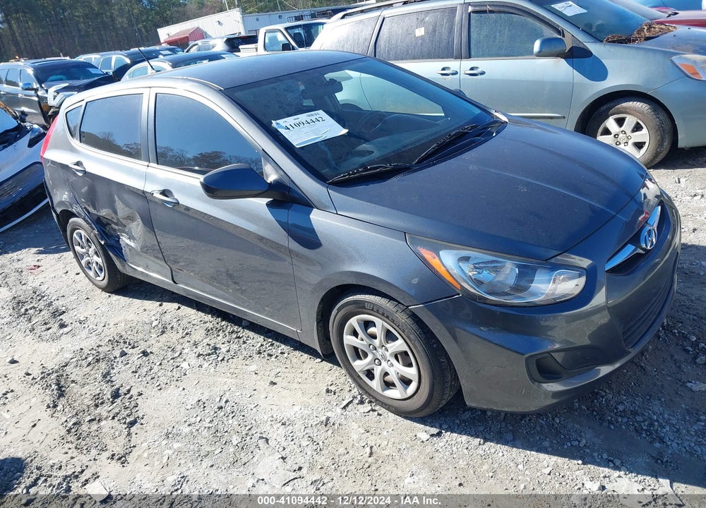 2013 HYUNDAI ACCENT GS VIN: KMHCT5AEXDU083958