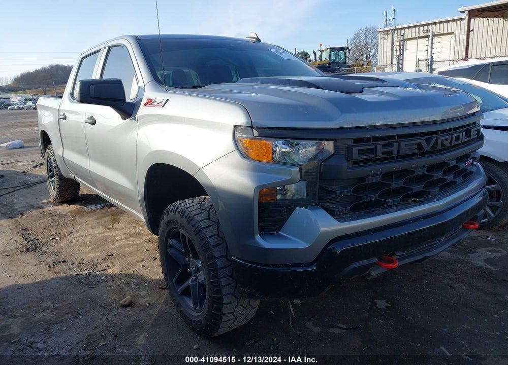 2023 CHEVROLET SILVERADO 1500 4WD SHORT BED CUSTOM TRAIL BOSS VIN: 3GCUDCED5PG235227