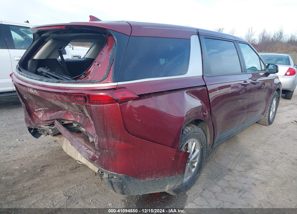 2023 KIA CARNIVAL MPV LX SEAT PACKAGE VIN: KNDNB4H36P6280696