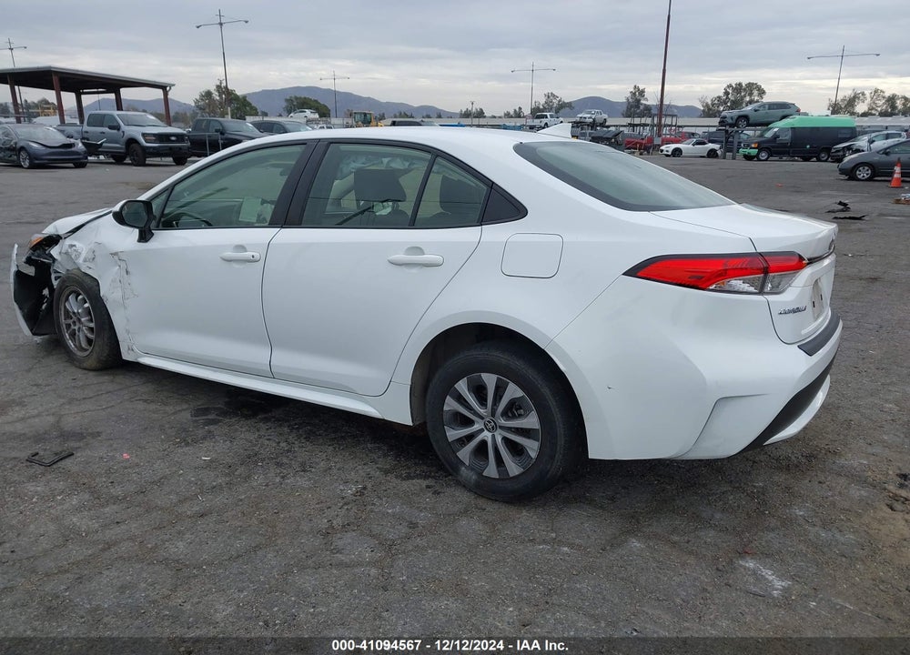 2022 TOYOTA COROLLA VIN: JTDEAMDE9NJ042300