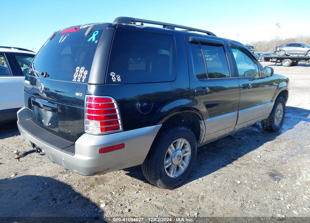 2002 MERCURY MOUNTAINEER VIN: 4M2ZU86E32ZJ04858
