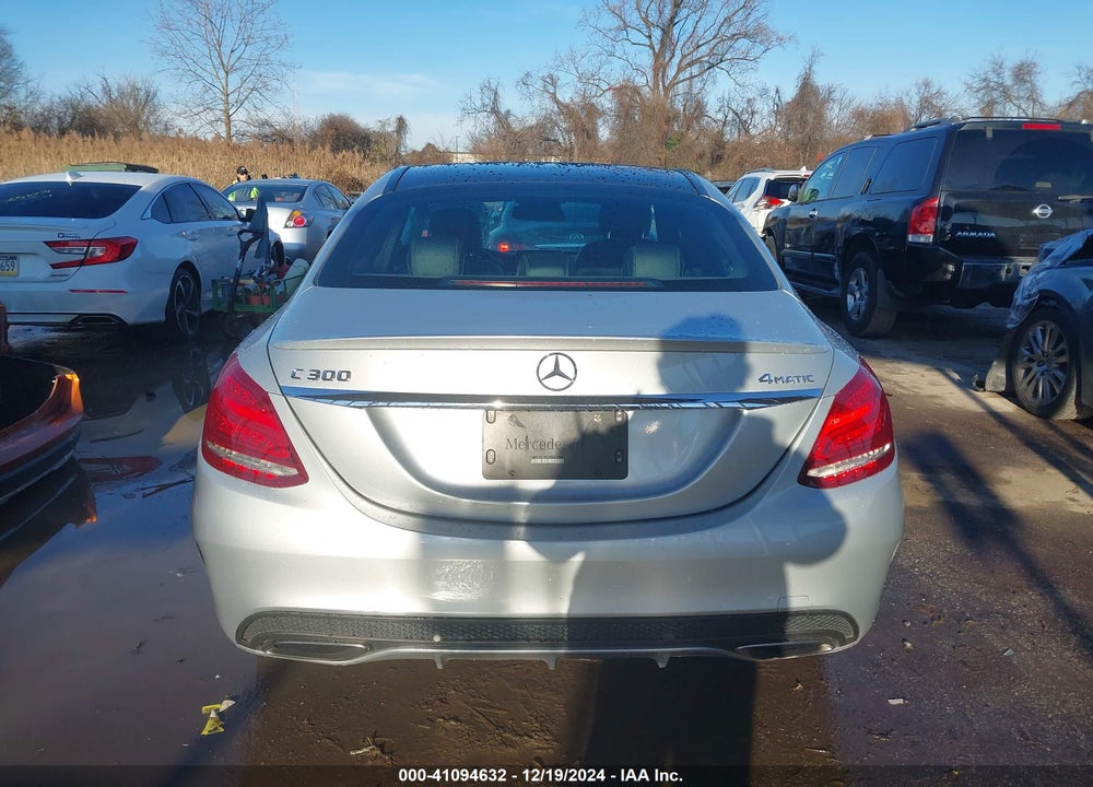 2016 MERCEDES-BENZ C 300 4MATIC/LUXURY 4MATIC/SPORT 4MATIC VIN: WDDWF4KB4GR177760
