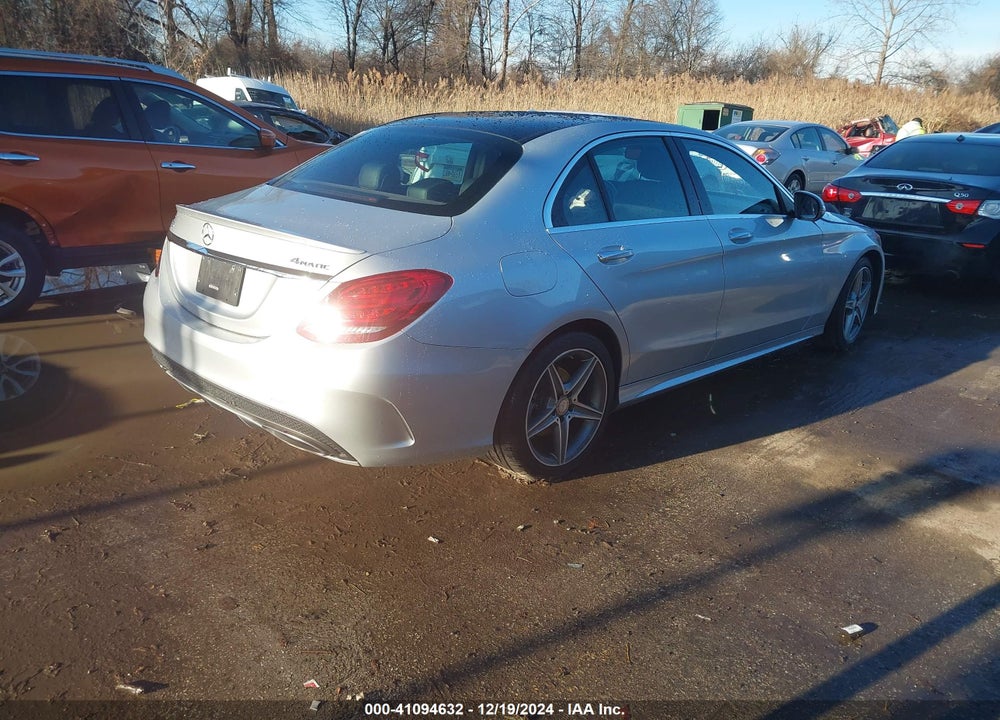 2016 MERCEDES-BENZ C 300 4MATIC/LUXURY 4MATIC/SPORT 4MATIC VIN: WDDWF4KB4GR177760