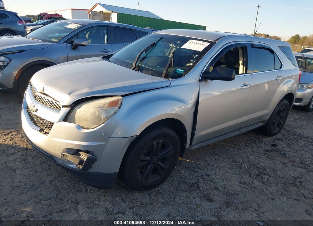 2012 CHEVROLET EQUINOX LS VIN: 2GNALBEK9C1141148