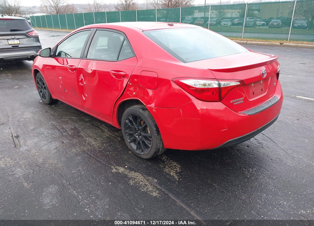2016 TOYOTA COROLLA S W/SPECIAL EDITION PKG VIN: 2T1BURHE1GC527630