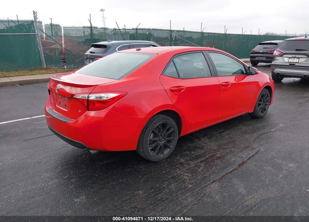 2016 TOYOTA COROLLA S W/SPECIAL EDITION PKG VIN: 2T1BURHE1GC527630