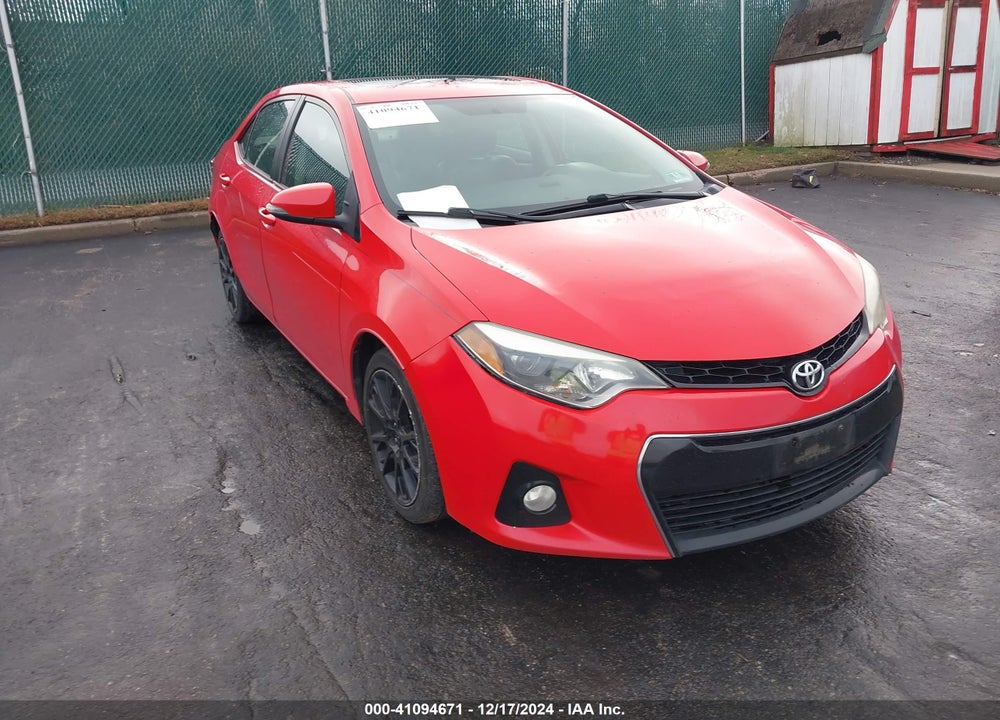 2016 TOYOTA COROLLA S W/SPECIAL EDITION PKG VIN: 2T1BURHE1GC527630