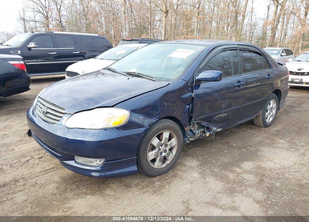 2003 TOYOTA COROLLA S VIN: 2T1BR32E73C134622