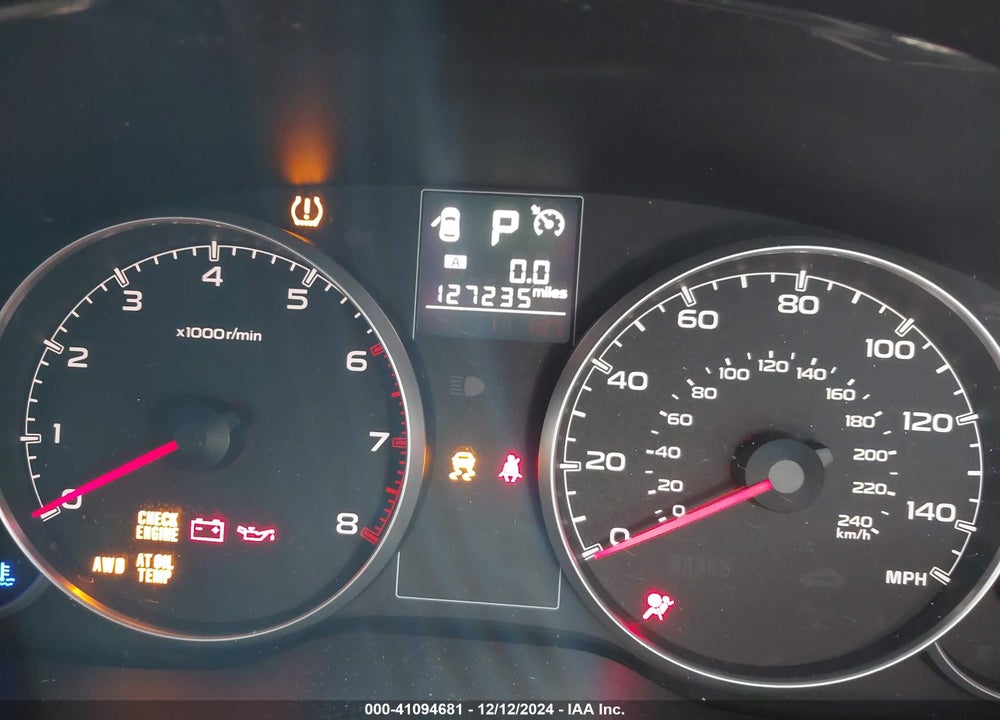 2014 SUBARU OUTBACK 2.5I PREMIUM VIN: 4S4BRCCC3E3258035