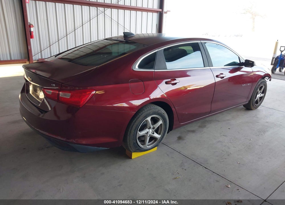 2016 CHEVROLET MALIBU LS VIN: 1G1ZB5ST3GF201431