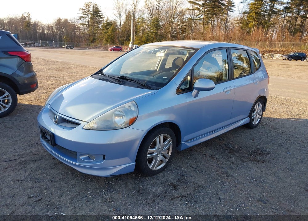 2008 HONDA FIT VIN: JHMGD38638S039015