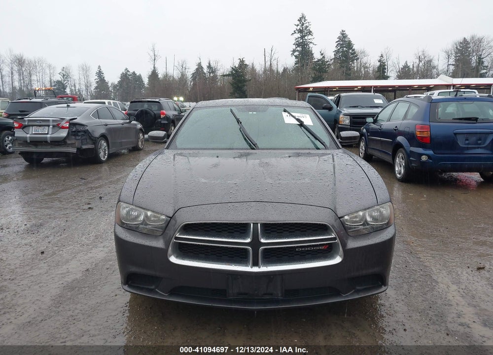 2013 DODGE CHARGER SE VIN: 2C3CDXBG5DH706374