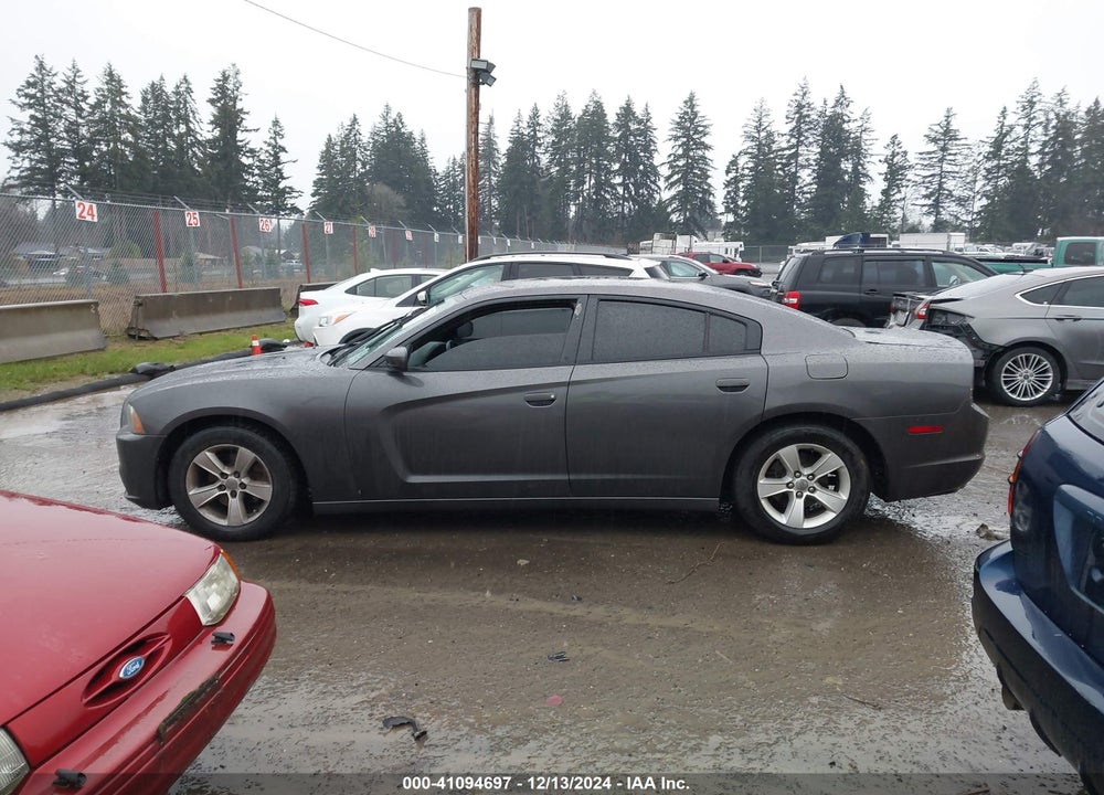 2013 DODGE CHARGER SE VIN: 2C3CDXBG5DH706374