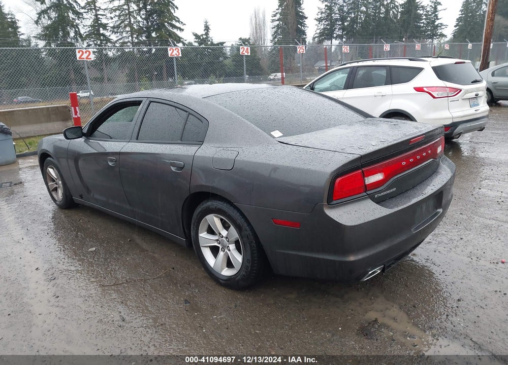 2013 DODGE CHARGER SE VIN: 2C3CDXBG5DH706374