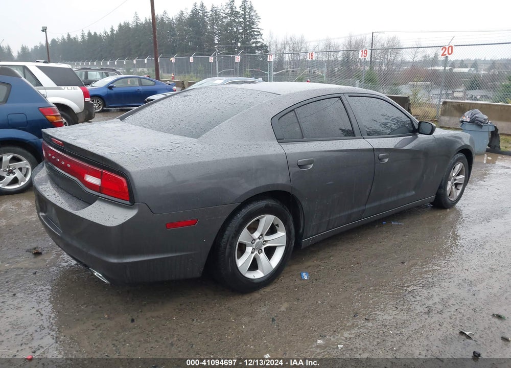 2013 DODGE CHARGER SE VIN: 2C3CDXBG5DH706374