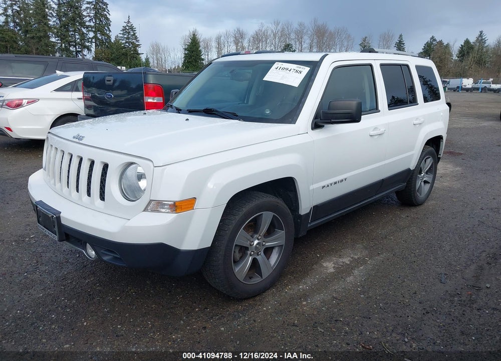 2016 JEEP PATRIOT HIGH ALTITUDE EDITION VIN: 1C4NJPFA8GD621260