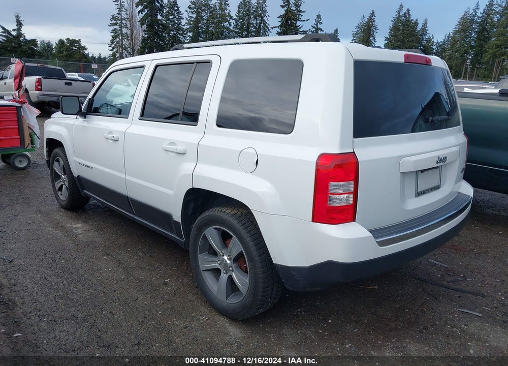 2016 JEEP PATRIOT HIGH ALTITUDE EDITION VIN: 1C4NJPFA8GD621260