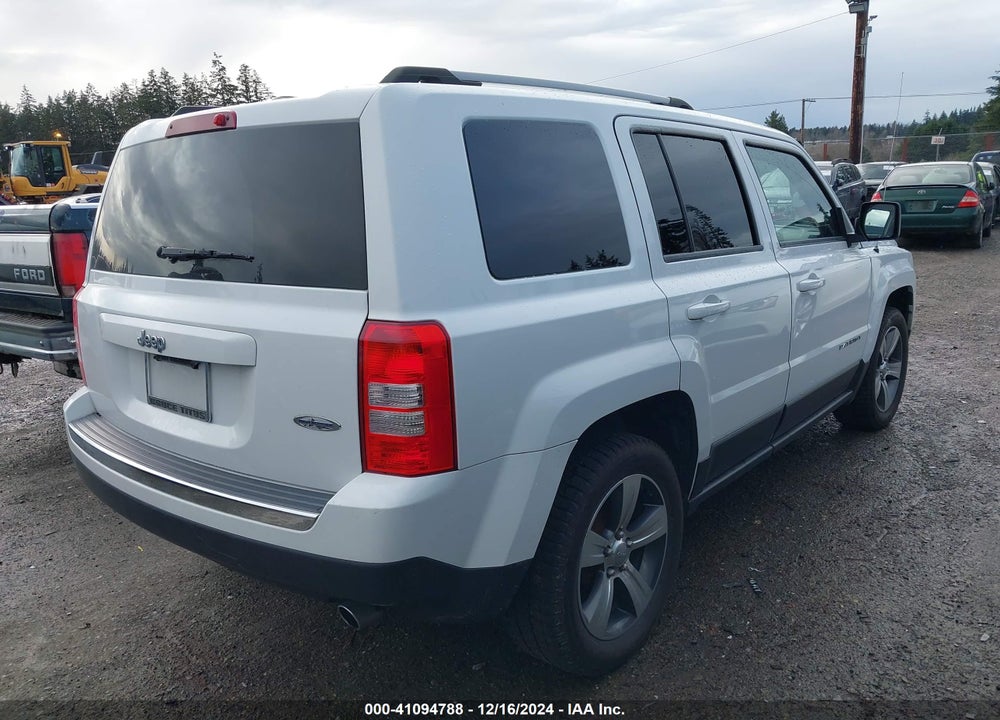 2016 JEEP PATRIOT HIGH ALTITUDE EDITION VIN: 1C4NJPFA8GD621260