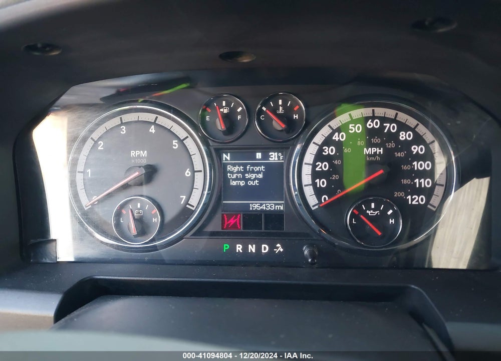 2010 DODGE RAM 1500 SLT/SPORT/TRX VIN: 1D7RV1GT4AS183560