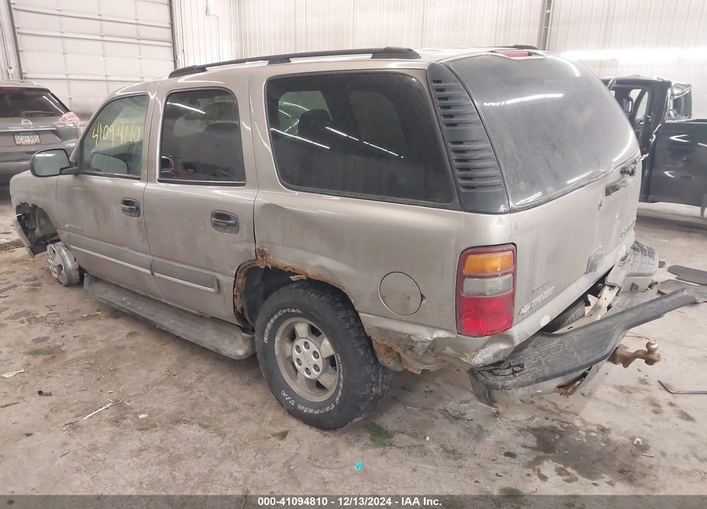 2003 CHEVROLET TAHOE LS VIN: 1GNEK13V53J288181