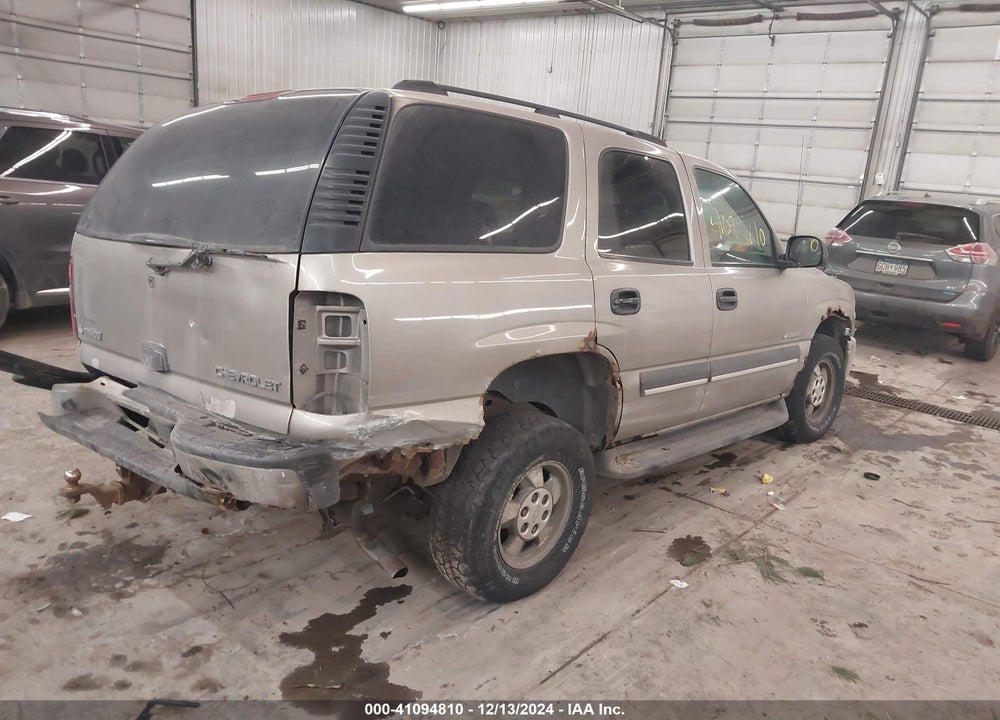 2003 CHEVROLET TAHOE LS VIN: 1GNEK13V53J288181
