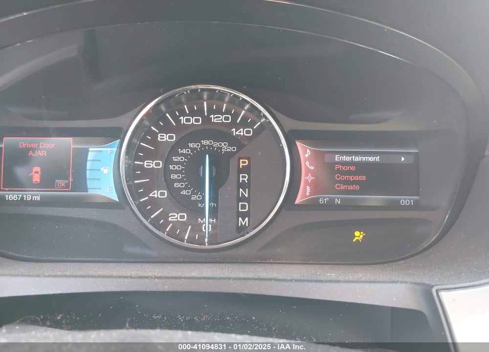 2011 FORD EDGE SPORT VIN: 2FMDK3AK5BBA47972