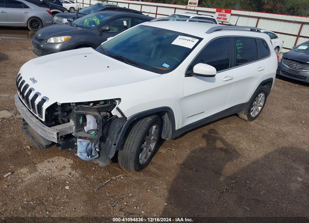 2016 JEEP CHEROKEE LIMITED VIN: 1C4PJLDB1GW273271