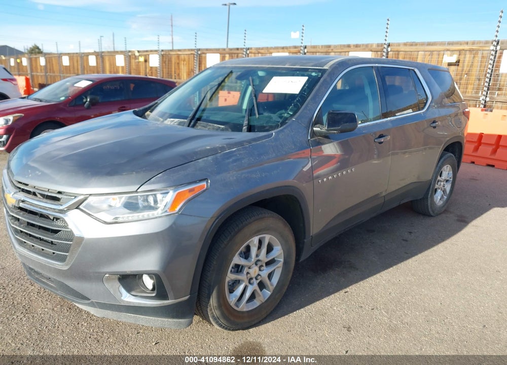 2021 CHEVROLET TRAVERSE FWD LS VIN: 1GNERFKWXMJ244777