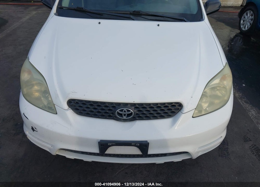 2004 TOYOTA MATRIX STANDARD VIN: 2T1KR32E14C265787