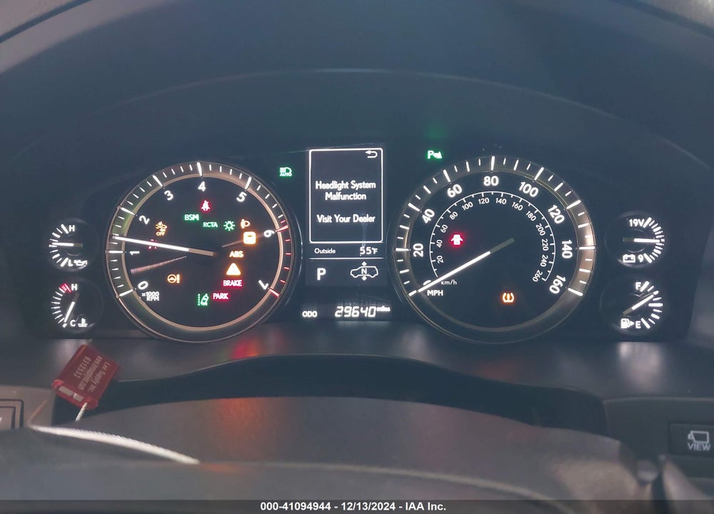 2021 LEXUS LX 570 TWO-ROW VIN: JTJFY7AX9M4347443