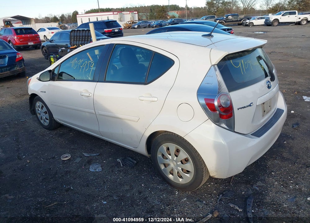 2012 TOYOTA PRIUS C THREE VIN: JTDKDTB31C1508983