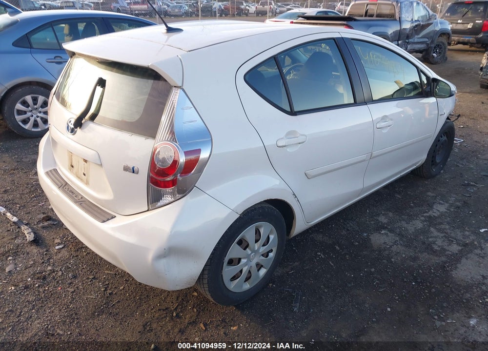 2012 TOYOTA PRIUS C THREE VIN: JTDKDTB31C1508983
