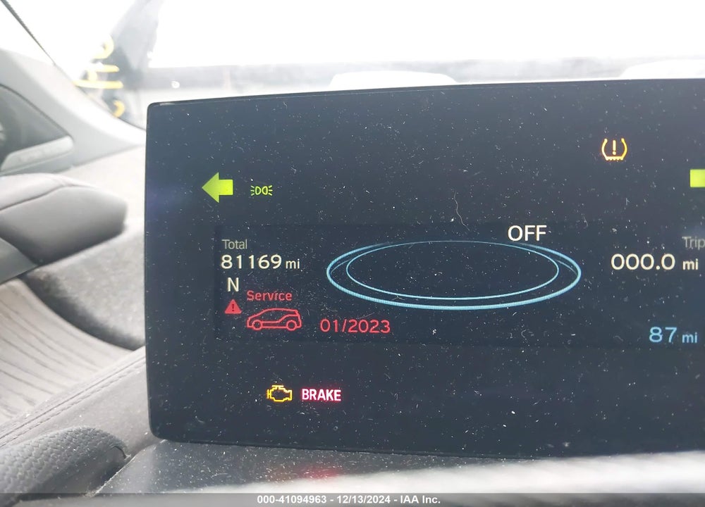 2017 BMW I3 94 AH W/RANGE EXTENDER VIN: WBY1Z8C52HV551575