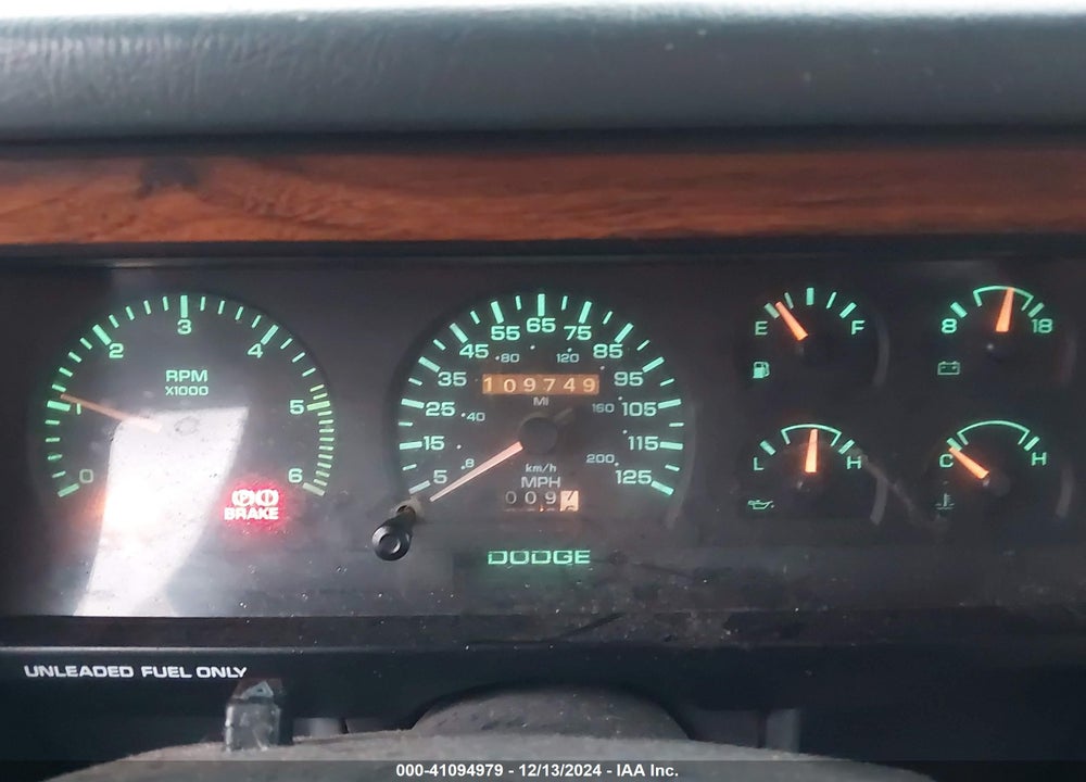 1993 DODGE DAKOTA VIN: 1B7GG23X2PS123537